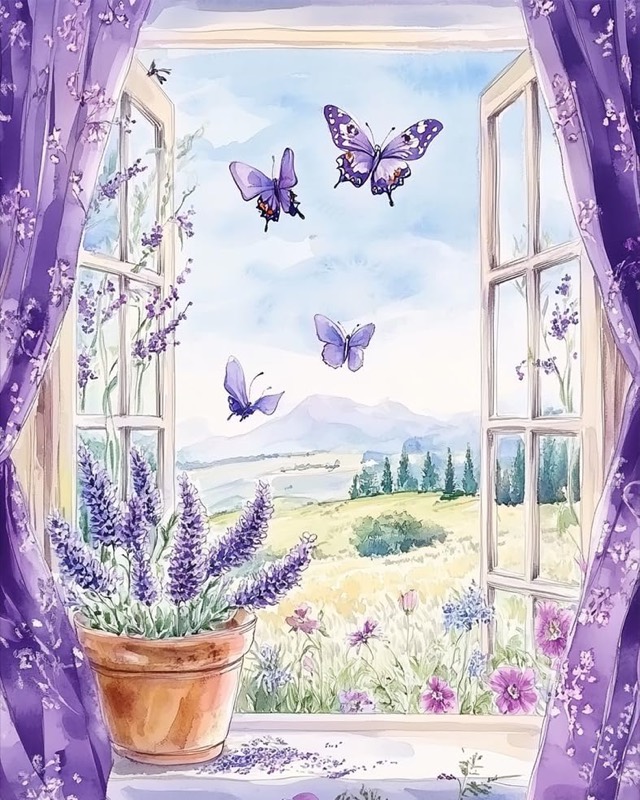 Paint by numbers design